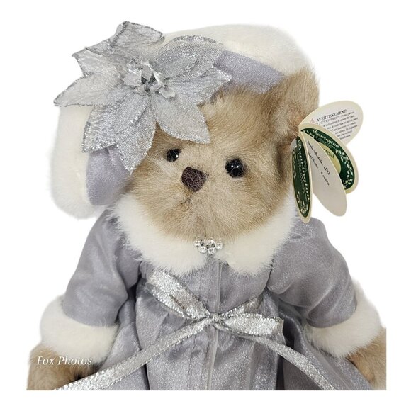 Vintage Bearington Collection Cecilia 14" Jointed Plush Holiday Christmas Bear - Picture 3 of 12